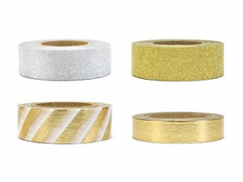 Washi Tape set 3 - goud