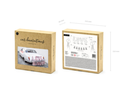 Autodecoratie - Rosé Love - DIY pakket