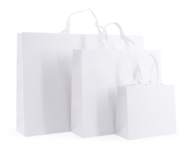 Wit luxe tasje - 24x10x20,5+4 cm