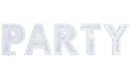 PARTY - letters Ballonenframe