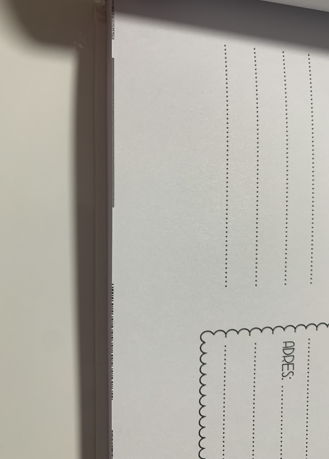 SALE - XL Invul Gastenboek - A4 Staand - Gepersonaliseerd - Kleine drukfout