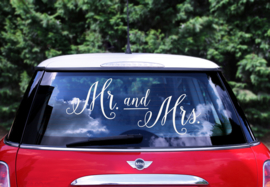 AUTOSTICKER Mr & Mrs