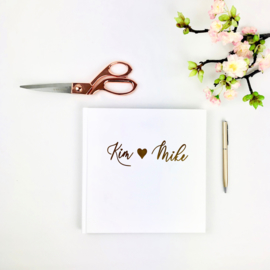 Photobooth Gastenboek - zonder vragen - 20 x 20cm - 50 pagina's - Gepersonaliseerd