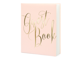 Gastenboek pink & gold