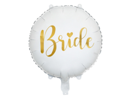 Folieballon - Bride goud