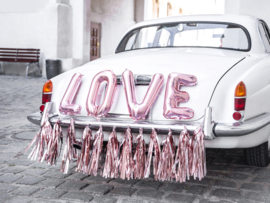 Autodecoratie - Rosé Love - DIY pakket