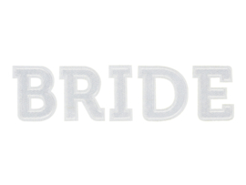 Strijkapplicatie BRIDE  - wit