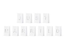 Candle Bags - Just Married