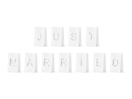 Candle Bags - Just Married