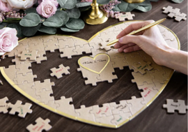 Gastenboek - Puzzel - Hart