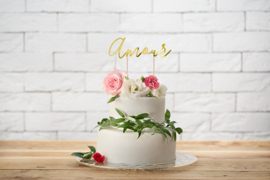 Taarttopper -  Amour - Goud