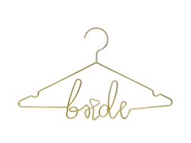 Kledinghanger Bride - Modern Wedding - Goud