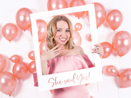 Photobooth Frame - She Said Yes!