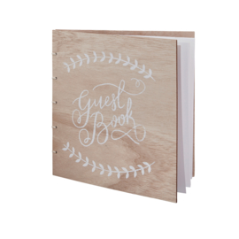 Houten gastenboek boho - Ginger Ray