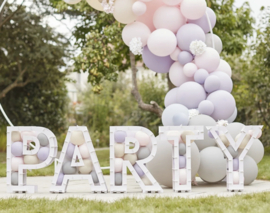 PARTY - letters Ballonenframe
