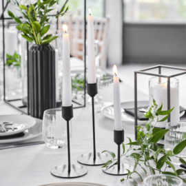 Set van 3-  zwart metalen kandelaar - Ginger Ray - Contemporary Wedding