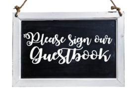 PLEASE SIGN OUR GUESTBOOK