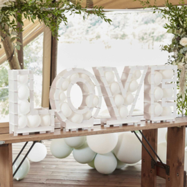 LOVE - letters Ballonnenframe  