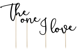 Taarttopper – The One I Love - Zwart