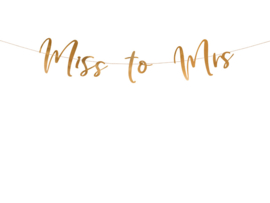 Slinger - Miss to Mrs - goud