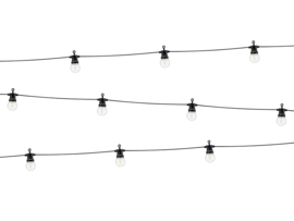 Led- Prikkabels 5m - 10 lampjes - Zwart
