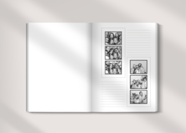 Photobooth Gastenboek | zonder vragen | A4 | XL 100 pag.