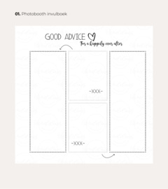 Gastenboek - 30 x 30 cm - 50 Pagina's - Gepersonaliseerd