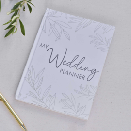 Weddingplanner boek - Ginger Ray - Wit - Sage Wedding Theme - Engelstalig
