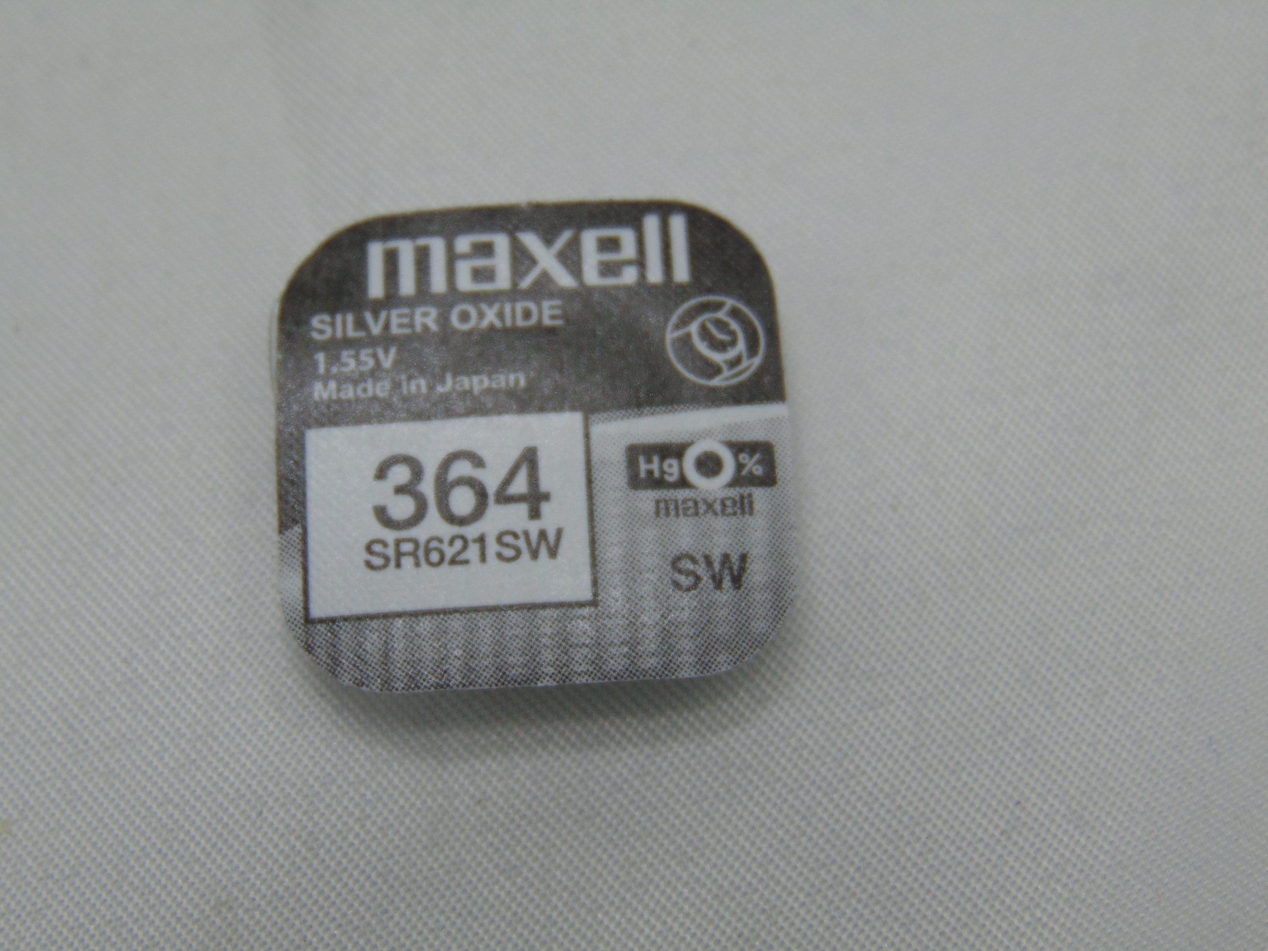 Maxell horlogebatterijen