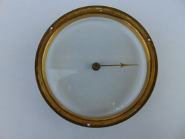 Oud barometerglas inclusief rand.  (003)