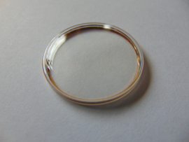 KWD (WRA-Dbl.) Kunststoffklemmring Gläser mit goldfarbige Ring