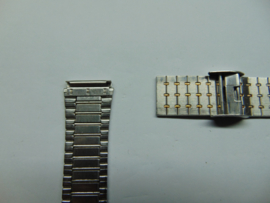 Stalen bi-color horlogeband