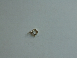 Zilveren veerringen 5 mm.