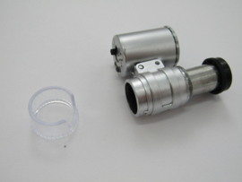 Microscoop loep met verlichting.