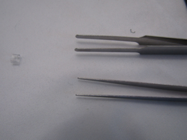 Set van 6 stompe pincetten