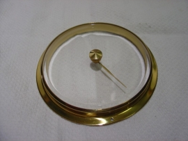 Barometerglas vlak met rand 70 mm.