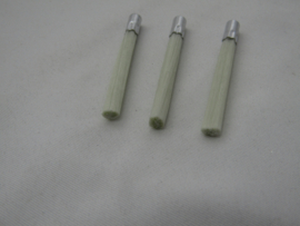 Vervangings glas krasborsteltjes  3 stuks.