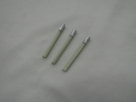 Vervangings glas krasborsteltjes  3 stuks.