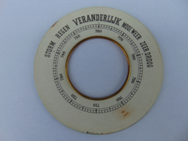 Oude barometer schaal