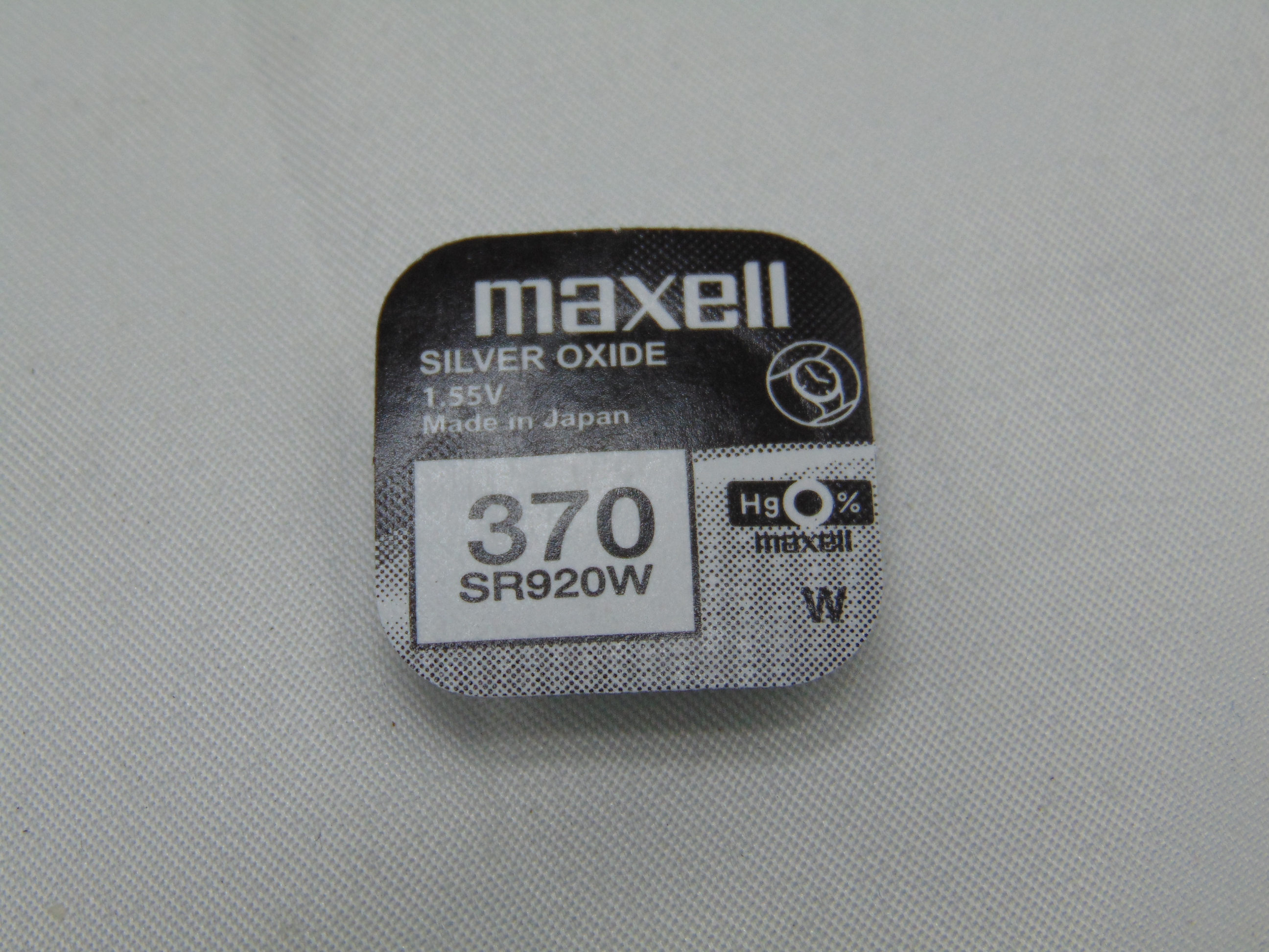 Maxell horlogebatterijen
