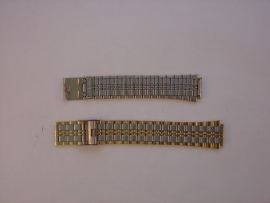 Stalen bi-color horlogeband
