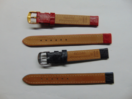 Leren horlogeband 12 mm.