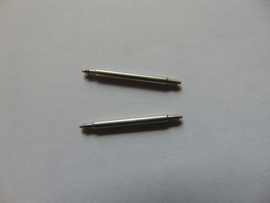 Steel push pins 1.8 mm. about 12 pieces with double collar