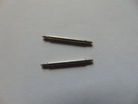 Stalen push pins 1.8 mm. dik per 2 stuks.