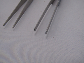 Set van 6 stompe pincetten