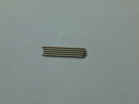 Stalen push pins 1.0 mm. dik, zonder kraag per 60 stuks.