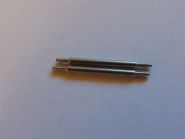 Steel push pins 1.3 mm thick, 2 pieces with a double collar