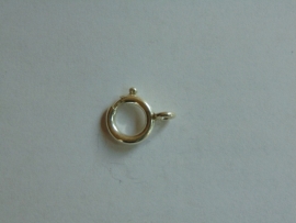 Zilveren veerringen 10 mm.