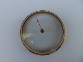 Oud barometerglas inclusief rand.  (001)
