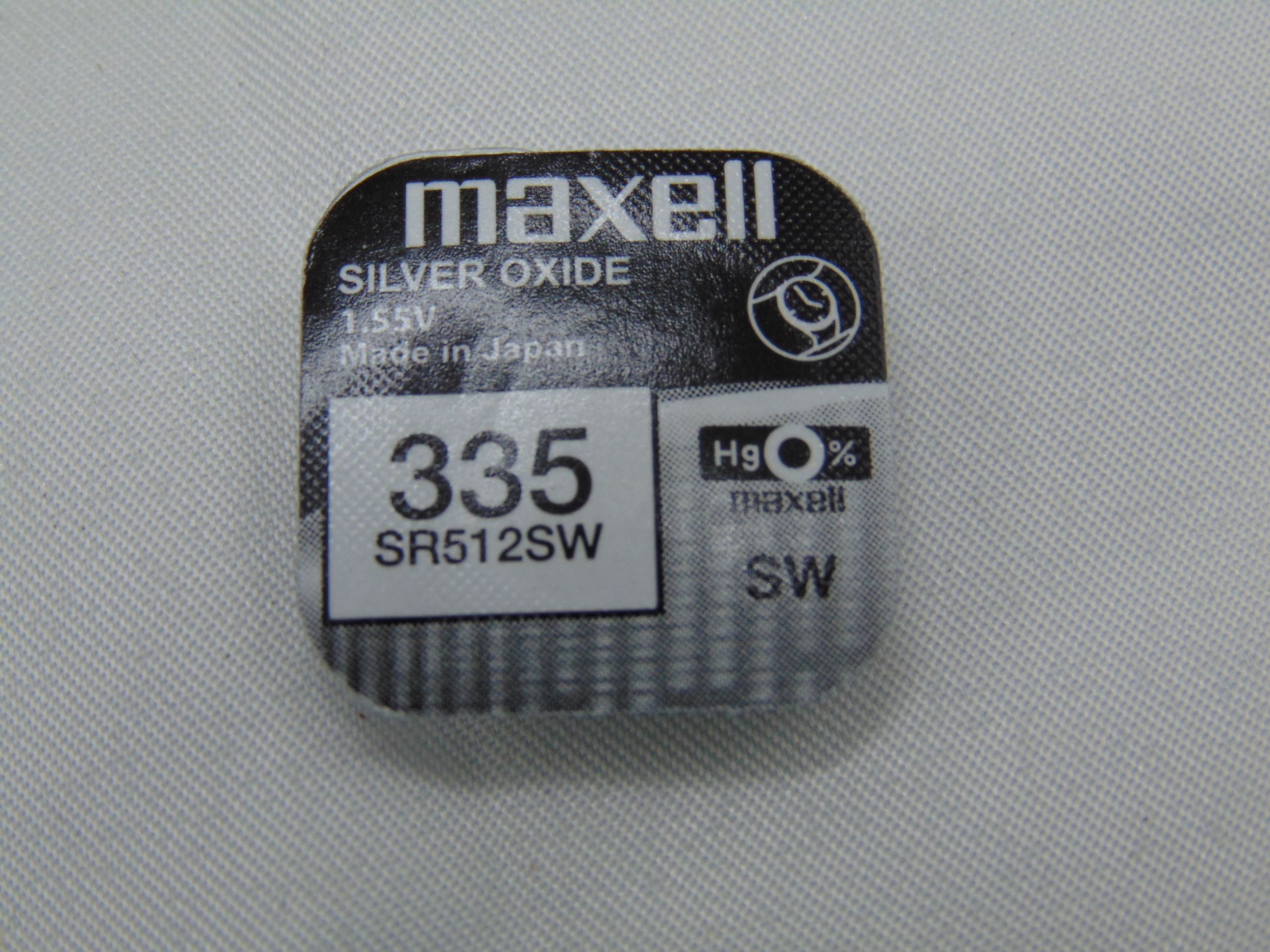Maxell horlogebatterijen